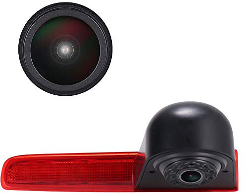 1280 x 720 Pixels 1000TV Lines Auto Top Mount Brake Bremsleuchte Kamera Bremslicht Rückfahrkamera Wasserdicht für VW T5 Multivan T6 Caravelle Heckklappe Hochdach Transporter Business MPV SUV