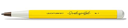 LEUCHTTURM1917 362452 Drehgriffel Nr. 1, Zitrone, Kugelschreiber mit königsblauer Tinte