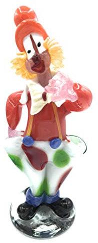 Payaso de cristal de Murano Murano Glass Made in Italy (payaso 9)