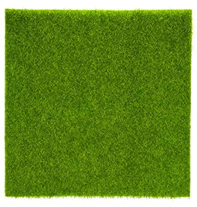 Gazon artificiel, tapis d'herbe synthétique de paysage de pelouse de jardin extérieur intérieur, gazon synthétique de pelouse épaisse de fausse herbe, tapis d'herbe de chien professionnel(30 * 30cm)