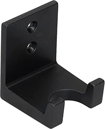 Jenngaoo Siebträgerhalter 58mm zum Schrauben, Wandhalterung aus Aluminium für Siebträger und Tamper, Haken für Kaffeemaschine Filter & Zubehör, Professionelle Wandhalterung Schwarz