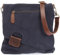 LECONI Umhängetasche für Damen Crossbag Veloursleder Echtleder Natur Damentasche Schultertasche Ledertasche Freizeittasche für Frauen Wildleder Handtasche 29x29x6cm blau indigo LE3027-VL