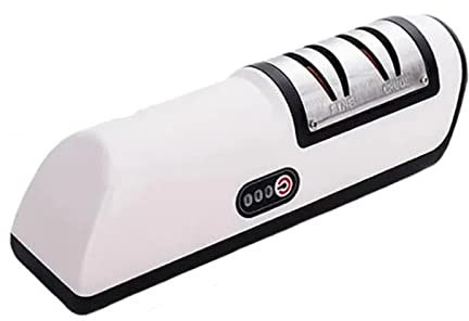 Sharpens Chef's Knife Tool, 2 Stage Electric Knife Sharpener with Non-Slip Base, Two Gears Adjustable & Built-in USB Charging Cable, Sharpen Your Knives Quickly, for Paring, Chefs and Dull Steel