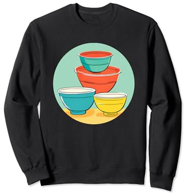 Bol mélangeur de cuisine rétro, bols nostalgiques d'inspiration vintage Sweatshirt