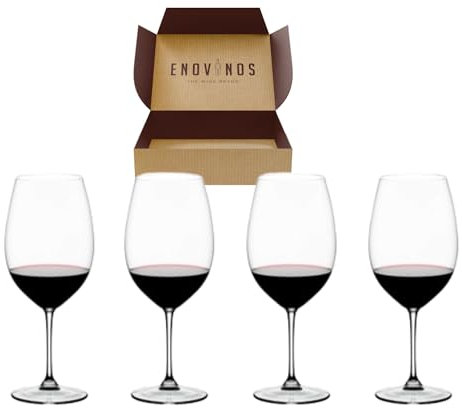 Pack 4 Copas Riedel Vinum XL - x4 Copa Vino Tinto Cristal Fino Restaurante New World 6416/00 - Mejor Selección ENOVINOS