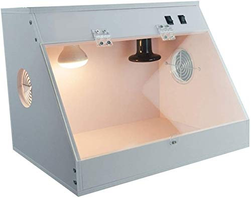 OHaGin Tragbarer Kleiner Amphibientank, Büro-Reptilien-Vivarium-Terrarium, Hamster-Igel-Futterkäfige