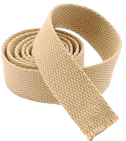 YunYunStrap Gurtband 20mm 25mm 38mm 50mm Baumwolle Gurtband für Taschen, Nähen, Griffe, Haustierhalsbänder, Heimwerkerhandwerk, 9,1 m/Lot