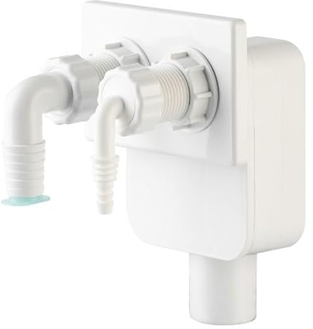 Einbau-Siphon für Waschmaschine/Trockner, Durchmesser 40