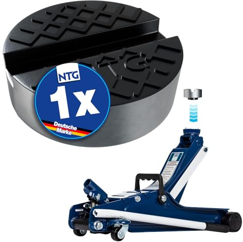 NTG Gummiauflage für 2t Wagenheber mit Extra Aufnahme - Power PAD Jack Pad | Sicherer Halt garantiert - für verschiedene Modelle geeignet - für Kfz Werkstatt Rangierheber 1 Stück