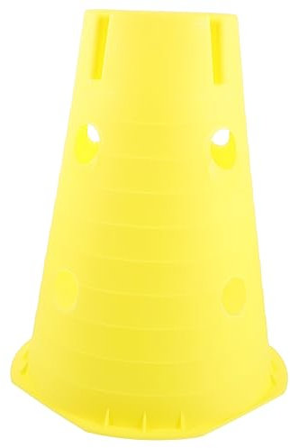 KITANDOVE 32 cm Flat-top Zeichen Eimer Löcher Hürdenlauf Training Hohe Sichtbarkeit Für Outdoor-Sport