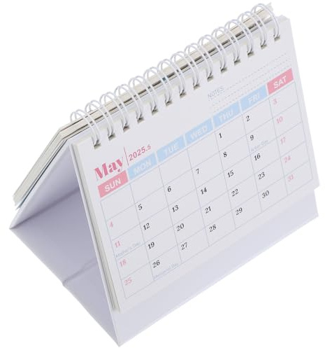 NUOBESTY Mini Tischkalender Stehender Monatskalender Für Schreibtisch Kleiner Kalender Für Jahr Der Schlange Platzsparender Tischplaner Für Büro Und Zuhause