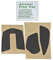 1 Set Non-slip Mouse Skin Suction Sweat Grip Skate Pad MX Master 2S Gaming Mouse(without Mouse)