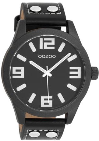 Oozoo Timepieces Damen Uhr - Armbanduhr Damen mit Lederarmband | Hochwertige Uhr für Frauen - Edle Analog Damenuhr in rund