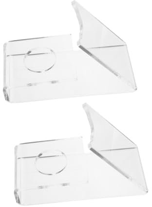 Milisten Transparenter Tischtennisschlägerständer Aus Acryl – 2 Stück Tischtennisschlägerhalter Für Shakehand Pen Hold Minimalistischer Aufbewahrungsständer Für Zuhause Und Geschäft