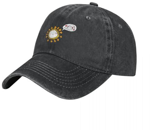 ROBEIUO Casquette de Baseball en Jean pour Cami - Commission - Petit Chapeau de Cowboy Chapeau de Boule Sauvage Chapeau de thé Plage personnalisé Femme Homme