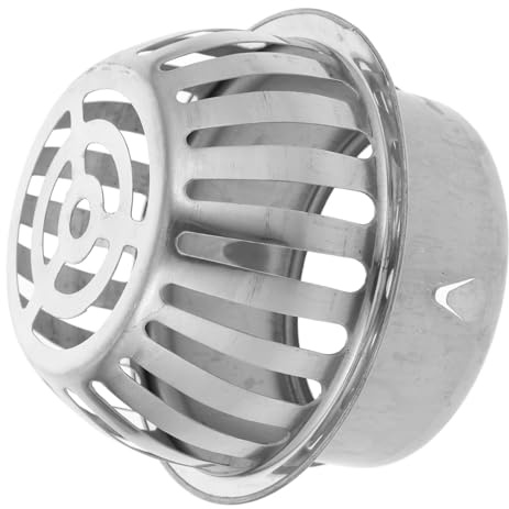 Angoily Efficient Drainage Basket Stainless Steel Drain Cap Screen Gutter Outlet Tool Frame Downspout Strainer