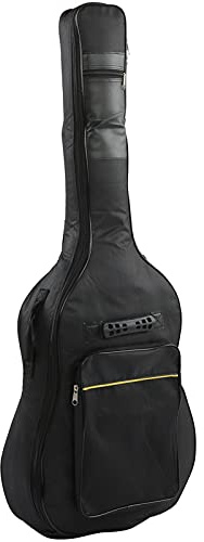 Qcwwy Oxford-Stoff-Gitarrentasche, Weicher, Schützender Schultergurt-Rucksack für 40/41-Zoll-Akustik- und Klassikgitarren, Musikinstrumentenpaket für Musiker