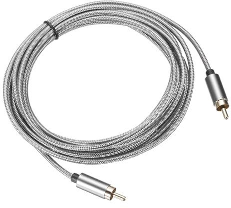 DMiotech RCA Cable 9ft, RCA to RCA Stereo Audio Subwoofer Cable Cord for Home Theater, HDTV, Speakers, Hi-Fi Systems, Amplifiers