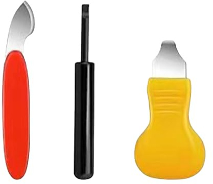 3 Stück Uhr Batteriewechsel Werkzeug,Uhrendeckelöffner Werkzeug Set Uhrenöffner,Uhrengehäuse Entferner Tool Kit, Gehäuseöffner Kit Reparaturwerkzeug Uhrenöffner für Verschiedene Arten Von Uhren