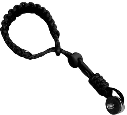 Cryfokt Nangole della Fotocamera, Cinghia per Mano della Telecamera Action Anti -lost per il Viaggio (BLACK)