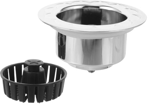 DOITOOL Filtre Évier Cuisine Plastique Bouchon Vidange Anti-obstruction Récupérateur Nourriture Évier Compatible Plupart de Cuisine Installation Facile et Étanchéité