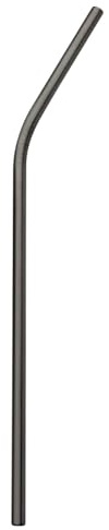 Cannucce riutilizzabili | per bicchiere da 590 ml, cannuccia in acciaio per bevande, frullati, frappè, cannucce lunghe in metallo per bambini, 21 cm, 6 mm, 5 colori, resistenti e facili da pulire
