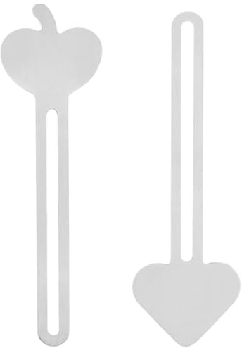 Outanaya Presse-tube Dentifrice en Acier Inoxydable, Lot de 2 Clips Métalliques pour Tubes de Salle de Bain, Outil de Compression Compact et Pratique pour Dentifrice et Crèmes, Accessoire
