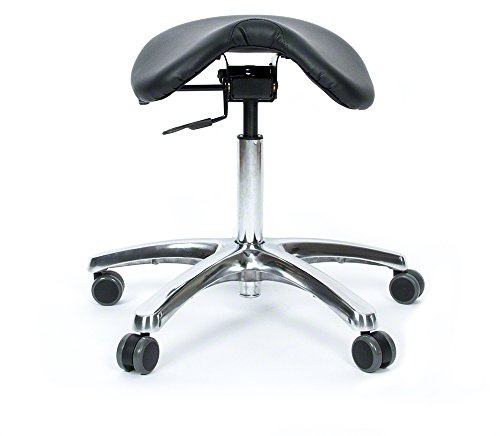 BetterPosture Saddle Chair –Multifunctional Ergonomic Back Posture Stool with Tilting Seat – Reduce Pressure on Lower Back and Improve Posture While Sitting