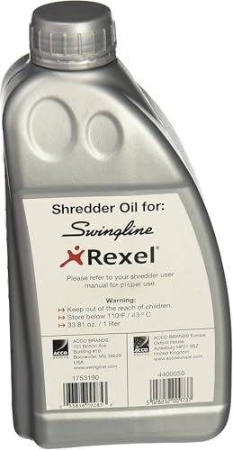 Swingline Shredder Oil, for SelfOil TAA Compliant Shredders, 1 Liter (1753190)