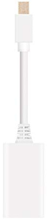 Nano Cable 10.16.0102-W - Convertitore da Mini DisplayPort a HDMI, MDP/M-HDMI A/H, Maschio-Femmina, Bianco, 15 CMS