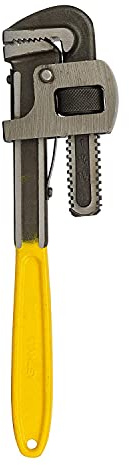 STANLEY 71-643 Llave de tubo tipo Stilson de 350 mm (amarillo y negro)