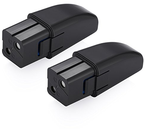 Powerextra 2 Pack 7.2V 2000mAh Ni-MH Replacement Battery Compatible with Ontel Swivel Sweeper G1 & G2