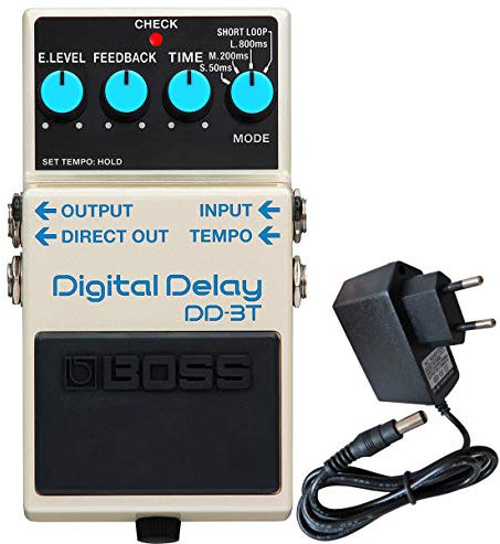 Boss DD-3T Digital-Delay Effektgerät + keepdrum 9V Netzteil