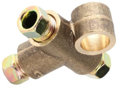 Akozon Rer, Bremsleitung T-Stk Bremsleitung T-Stk 3-Wege T-fitting harte 10x1 Bremsenbeschle 10x1 Bremse T-Stk 3-Wege-Stecker