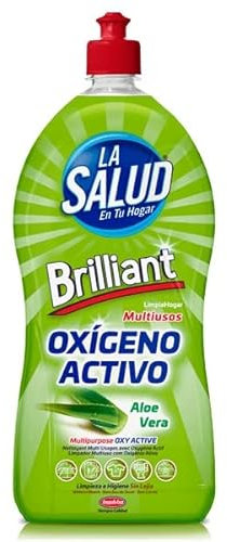 La Salud - Limpiador Desinfectante Multiusos Oxígeno Activo Aloe Vera - 1,5L - Sin Lejía - Aroma Agradable