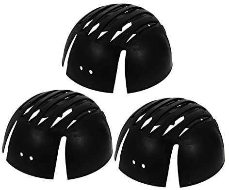 Cabilock 6 Stück Gefütterte Sicherheitshüte Für Herren Herren-Baseballkappe -Helm-Anstoßkappen-Einlagen Schutzhelm-Einlagen Sicherheits-Anstoß-Huteinsatz Mann Schwarz Beruf