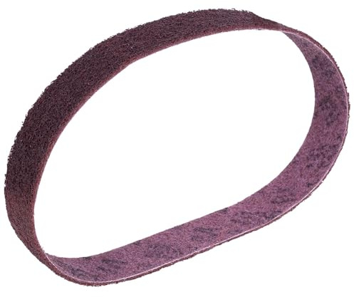 1 st SC-BS Tillverkad av Scotch Brite slipband nonwoven bälte slipmaskin slangslipmaskin (SC-BS Grade: Medium, färg: röd, 50 mm x 2000 mm)
