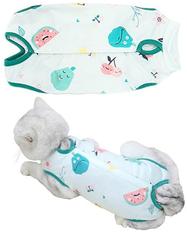 Traje de convalecencia para gatos, cuerpo después de cirugía, ropa especialmente diseñada para la recuperación de gatos