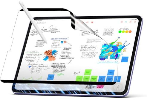 MoKo Magnetisch Papier Displayschutzfolie für iPad Air 5/4th Generation(2022/2020), Abnehmbar & Wiederverwendbar iPad Pro 11 Zoll(2022/2021/2020/2018) Schutzfolie, Matt Blendfrei Folie, Leicht Montage