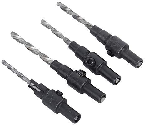 4 pezzi punta da trapano svasatore conica rotonda chiave per asta valvola utensile manuale accessorio per la lavorazione del legno per la perforazione della lavorazione del legno