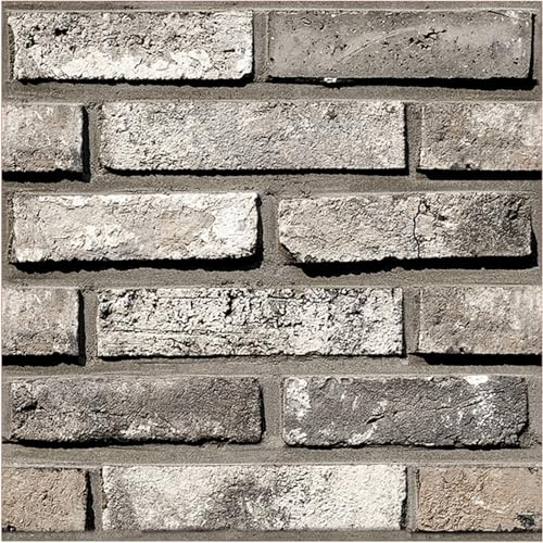 3D Wandpaneele Schalen und Stick Ziegel Tapete Selbstklebende Wandfliesen Faux Ziegel Wandpaneel PVC Wasserdichte Wand Paneling Kunst WallPanels Dekoration für Büro Wohnzimmer Schlafzimmer Küche