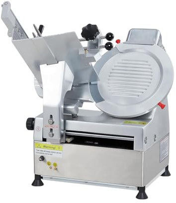 Trancheuse à Charcuterie De 12 Pouces, Machine à Trancher La Viande éLectrique, Trancheuse à Viande, Fromage, Avec éPaisseur RéGlable (0-6,5 Mm),110V