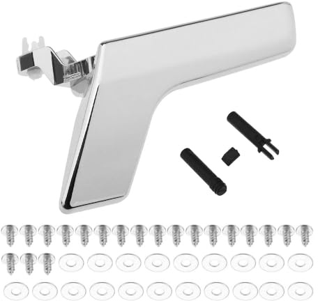 Laroal Kit de reparación de manija interior de puerta derecha de automóvil con accesorios de repuesto universal delantero y trasero para W204 X204 plateado mate 2047202663 2047201171 2047201763