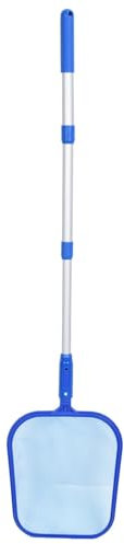 Kit Limpieza Piscina Limpiador de hojas para piscinas, resistente a la corrosión, suministros para limpieza de piscinas, rastrillo para hojas para limpieza de piscinas Set de Limpieza para Piscina