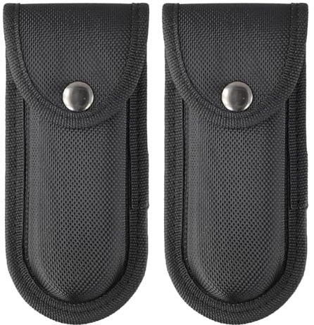 2 Stück Premium-Mehrzweck-Messerscheide – langlebige Klappmesserscheide und kleiner Messerhalter, Multitool-Scheide, einfach zu tragen, geeignet für Outdoor-Sportbegeisterte
