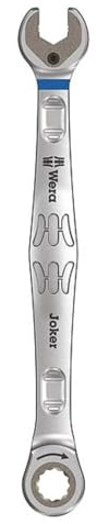 Wera 05073280001 Joker SB Ratchet Combination Spanner, 5/16-inch, Multi-Colour