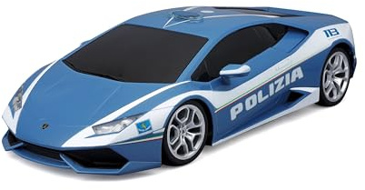 Maisto Tech - RC Lamborghini Huracan Polizia - Modellino Realistico Auto in Scala 1:14 con Radiocomando, Licenza Ufficiale Lamborghini, età Consigliata 8+ Anni