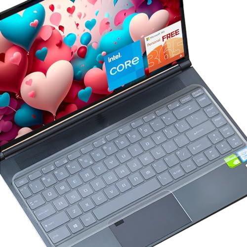 13.3 13.5 14 Universal Laptop Keyboard Cover Skin (12.48 x 5.2) for 13.3-14 Laptop Notebook (Without Numeric Keypad Keyboard), Ultra Thin Silicone Waterproof Keyboard Cover Protector