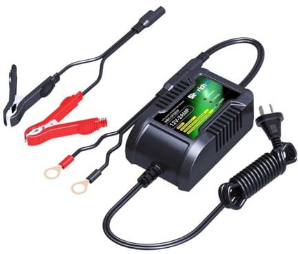 Skyrich Intelligentes Ladegerät für Lithium-Akku, 12 V, 2 Ah, HBC-LF0202 für Motorrad