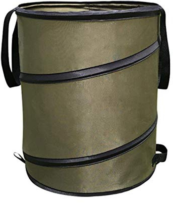 Perfect Flower Pop-up Gartensack Kann Tragbare Faltbare Müllsäcke Selbststehend Und Faltbar Laubsäcke Rundes Format, Selbststehend Und Faltbar Laubsäcke Gartensäcke Camping Gras Sammelbox